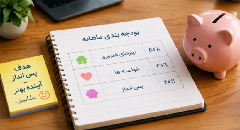بودجه بندی ماهانه برای کنترل هزینه و افزایش پس انداز