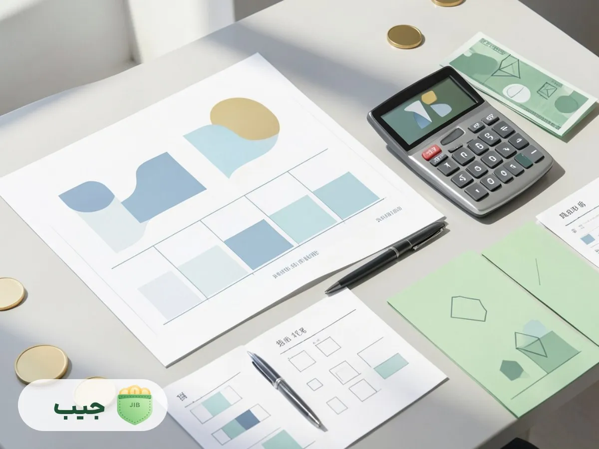 نمودار محاسبه ماه های هزینه زندگی برای صندوق اضطراری
