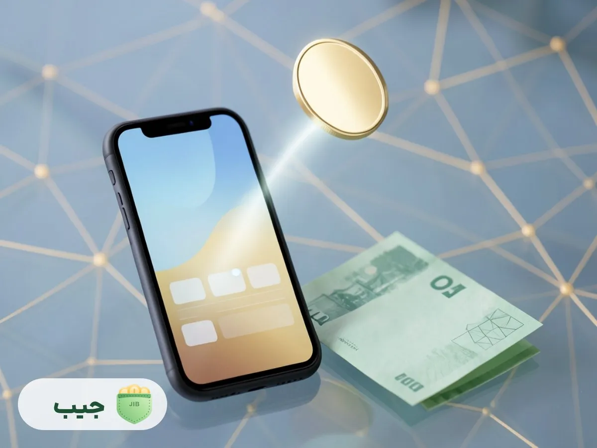توکن دیجیتال تتر در کنار اسکناس دلار